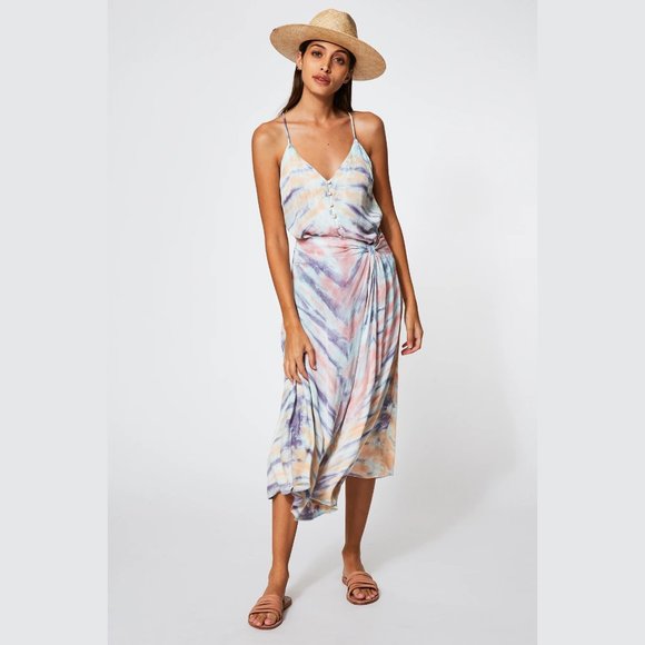 𝓢𝓸𝓵𝓭 SAVANNA SKIRT IN PLUM AUSTIN WASH - Picture 2 of 4